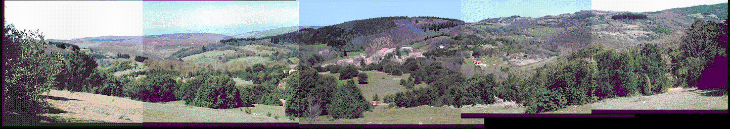 Panorama : village of Villardebelle